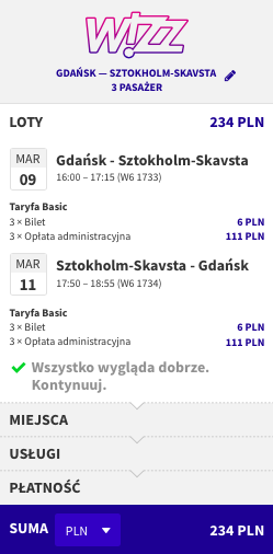 zarezerwuj lot do sztokholmu
