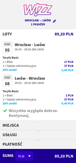 rezerwacja lotów do Lwowa