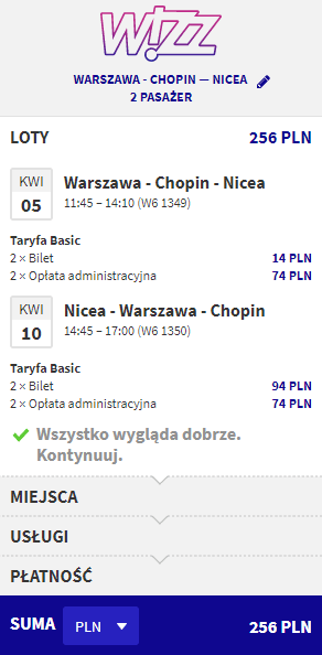 rezerwacja lotów do Nicei