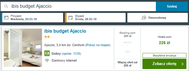 ajaccio ibis budget