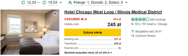 noclegi w Chicago