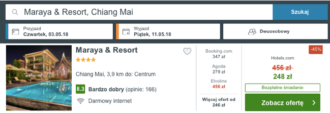 zarezerwuj hotel w chiang mai