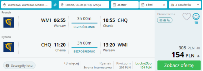 chania loty