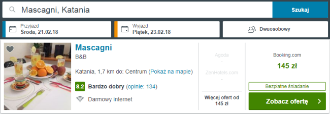 Rezerwacja hotelu Mascagni