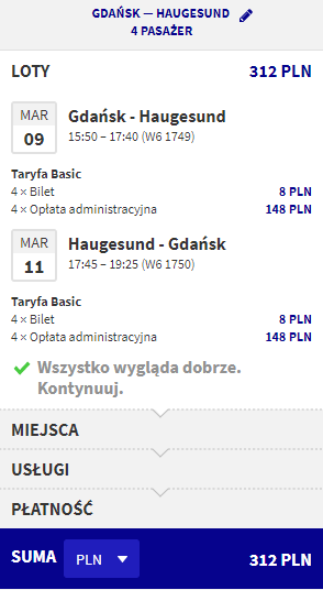 rezerwacja lotów z gdańska do haugesund