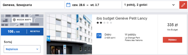 genewa hotel ibis