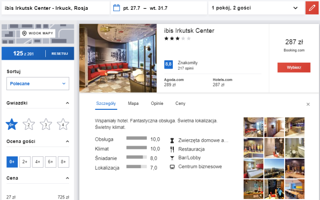 irkuck hotel