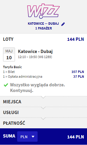 Rezerwacja przelotów z Katowic do Dubaju