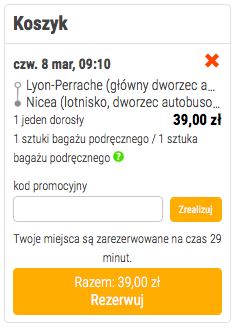 kup bilet z lyonu do nicei