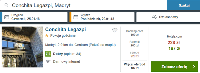 rezerwacja auta w Madrycie