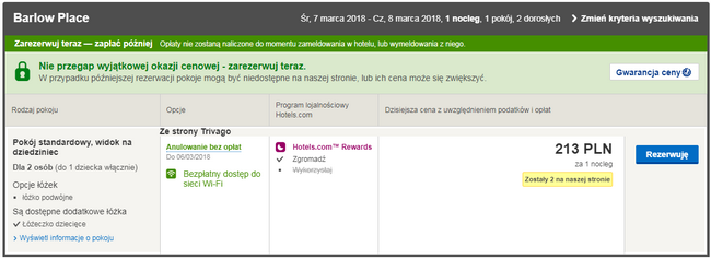 rezerwacja noclegu w manchesterze