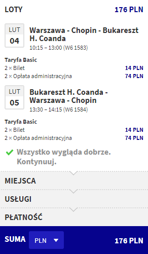 bukareszt lot