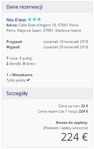majorka potwierdzenie