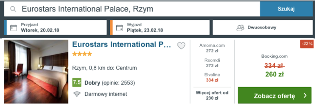 zarezerwuj hotel w rzymie