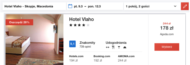 zarezerwuj hotel w skopje