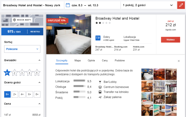 nowy jork hotel