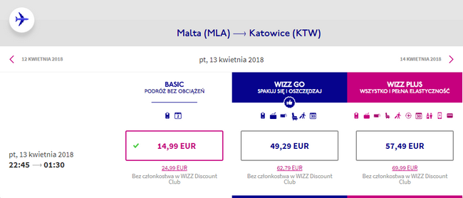 rezerwacja lotu z malty do katowic
