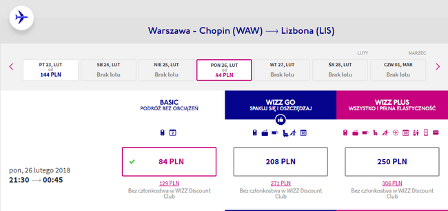 rezerwacja lotów do lizbony
