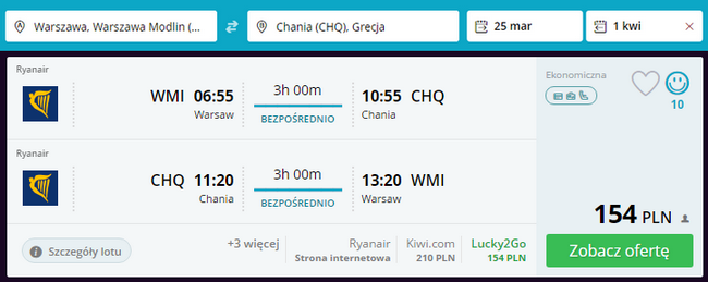 rezerwacja lotów na kretę