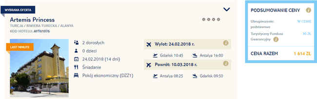 rezerwacja wczasów