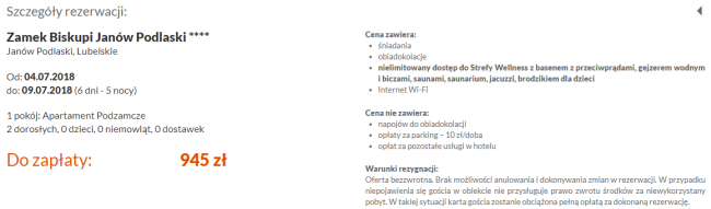 zamek potwierdzenie