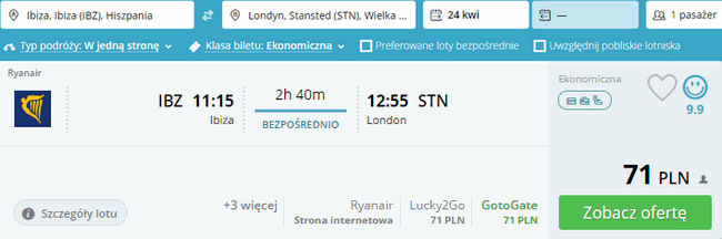 rezerwacja lotów do Londynu
