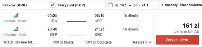 rezerwacja lotów do Kijowa