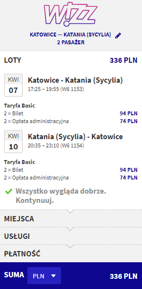 rezerwacja lotów na Sycylię