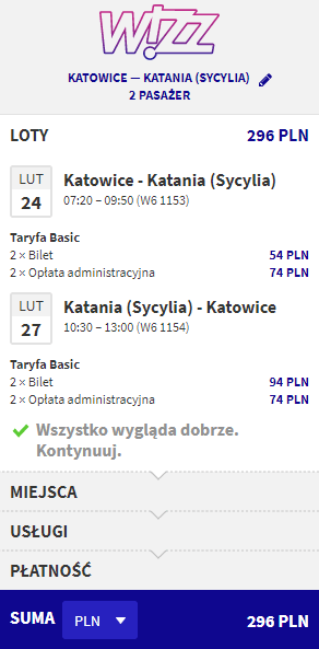 rezerwacja lotów na Sycylię