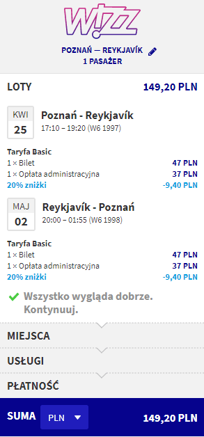 rezerwacja lotów na Islandię