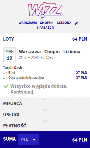 rezerwacja lotów do Lizbony