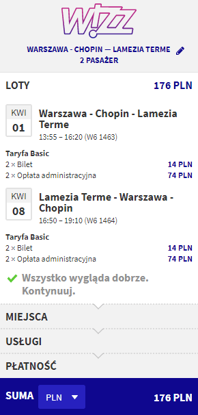 rezerwacja lotów do Lamezia Terme