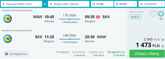 bangkok loty