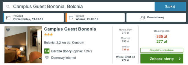 zarezerwuj hotel w bolonii