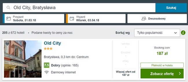 rezerwacja noclegów w bratysławie