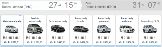 Rezerwacja auta na Krecie