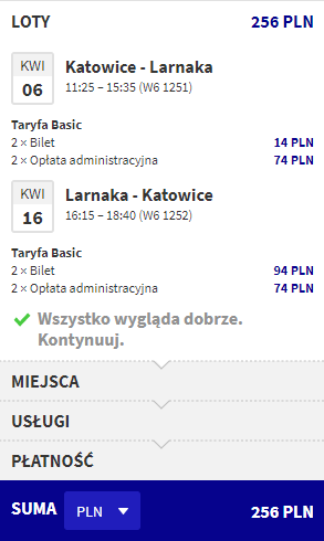larnaka loty