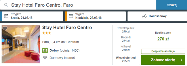 noclegi w Faro