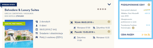 wczasy na Zakynthos