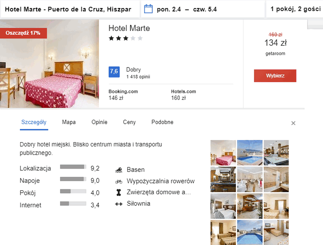 hotel na Teneryfie