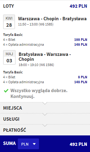 bratysława lot