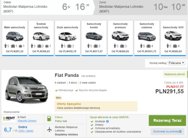 mediolan auto