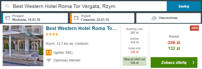rzym noclegi