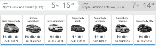 rzym auto