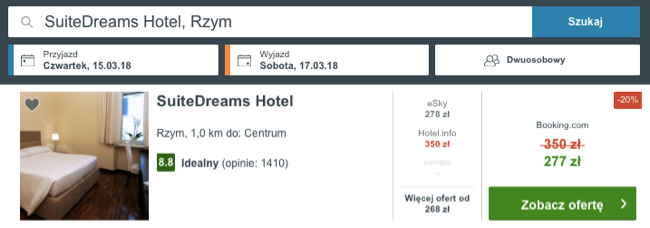 zarezerwuj hotel w rzymie