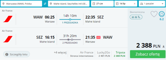 warszawa seszele