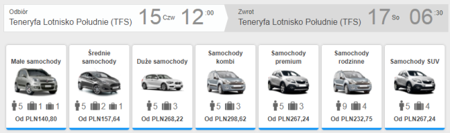 teneryfa auto