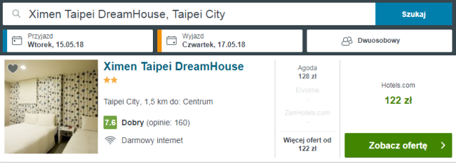 Rezerwacja obiektu Ximen DreamHouse