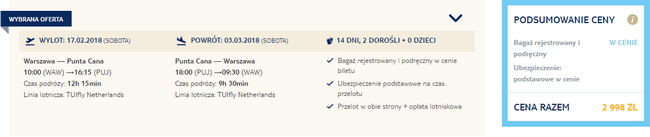 rezerwacja lotów do Dominikany