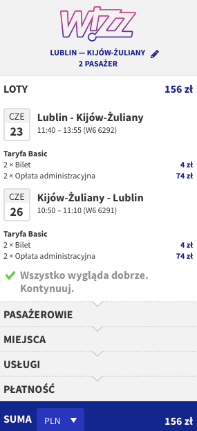 kijów loty